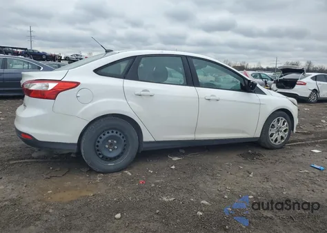 2012 Ford Focus Se from USA, damaged, VIN 1FAHP3F2XCL386654